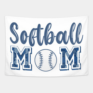 Softball Mom Tapestry