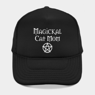 Magickal Cat Mom Wiccan Pagan Mother's Day Cheeky Witch® Hat