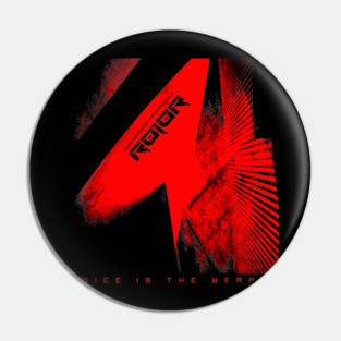 R010R - Voice is the Weapon [red version] Pin