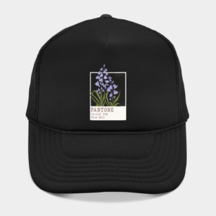 Pantone Blue Bell flowers Hat