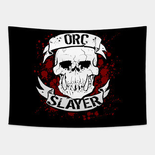 ORC SLAYER Tapestry