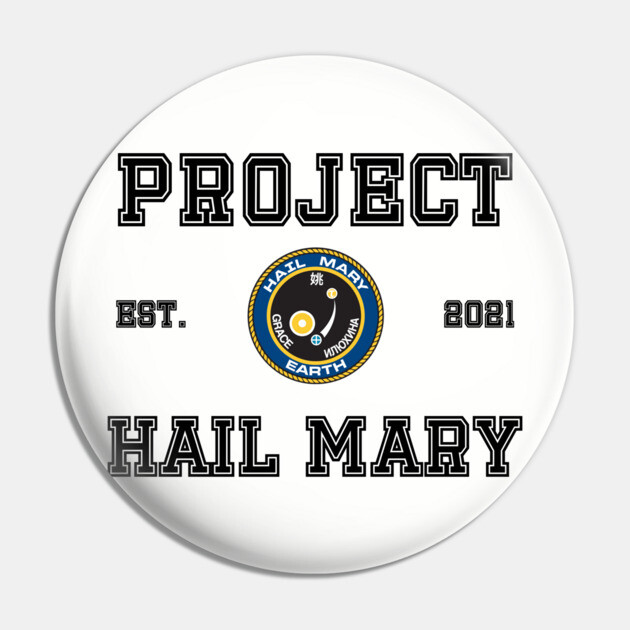 Project Hail Mary College/University Style Pin