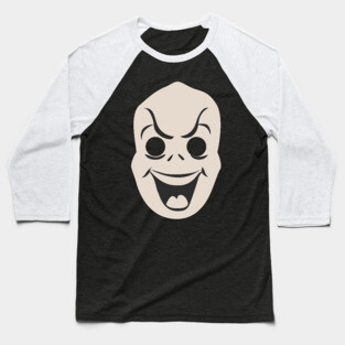 Vintage Halloween Mask Ghost Baseball T-Shirt
