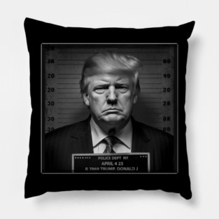 Trump Mugshot Pillow