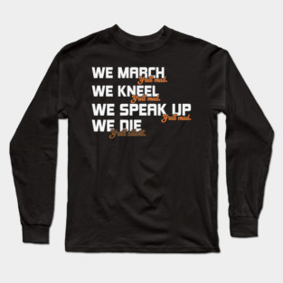 black lives matter Y'all Mad Long Sleeve T-Shirt