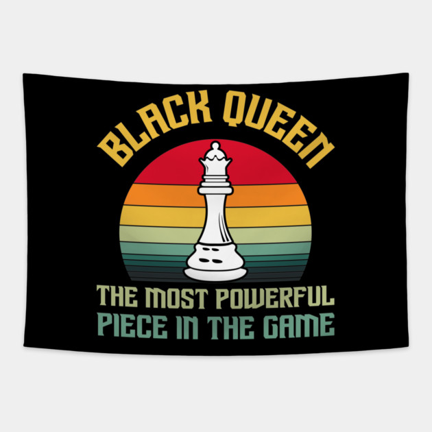 Black Queen The Most Powerful Piece in the Game Tapestry by UrbanLifeApparel