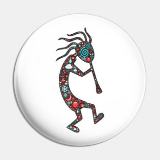 Kokopelli - The Trickster, Native American Symbol Pin