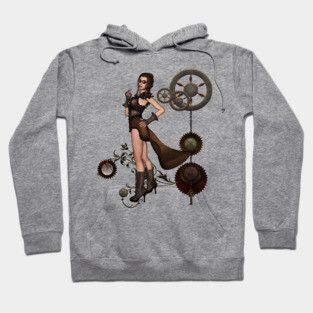Wonderful steampunk lady Hoodie