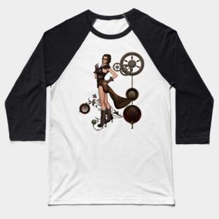 Wonderful steampunk lady Baseball T-Shirt