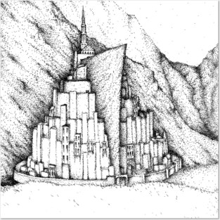 Minas Tirith Posters and Art