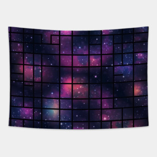 Dark Space Clouds - Infinite Nebula Seamless Pattern Tapestry