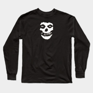Smaller Print - The Crimson Ghost Skull Long Sleeve T-Shirt