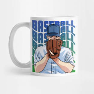 Baseball Pitcher Player Boys Girls Youth Sports Mug