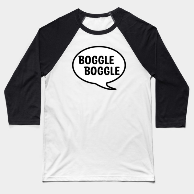 BOGGLE BOGGLE Baseball T-Shirt by DeguArts