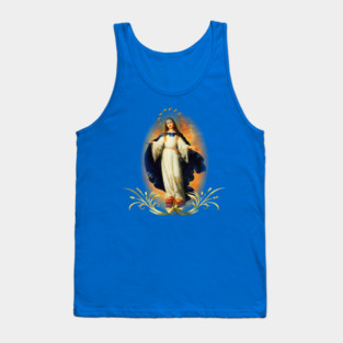 Immaculate Conception Assumption Virgin Mary Nicaragua Patron Saint Tank Top