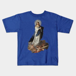 Immaculate Conception Assumption Virgin Mary Esteban Murillo Kids T-Shirt