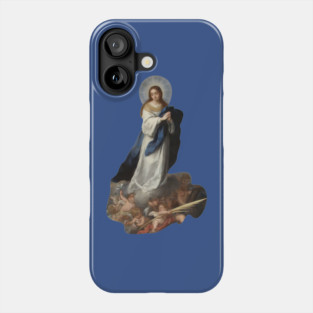 Immaculate Conception Assumption Virgin Mary Esteban Murillo Phone Case