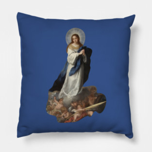 Immaculate Conception Assumption Virgin Mary Esteban Murillo Pillow