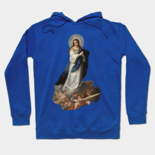 Immaculate Conception Assumption Virgin Mary Esteban Murillo Hoodie