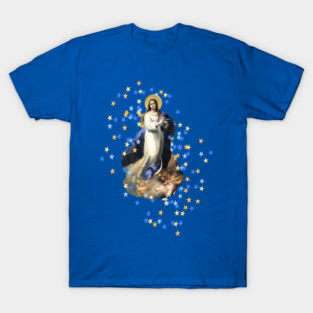 Immaculate Conception Assumption Virgin Mary Nicaragua Esteban T-Shirt