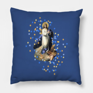 Immaculate Conception Assumption Virgin Mary Nicaragua Esteban Pillow