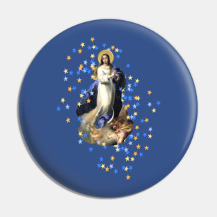 Immaculate Conception Assumption Virgin Mary Nicaragua Esteban Pin