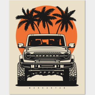 Offroad garage - Bronco Posters and Art