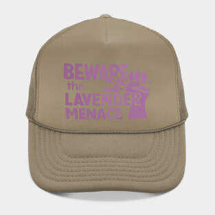 Beware The Lavender Menace - Vintage Queer Art Hat