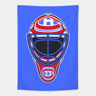 Patrick Roy Montreal Goalie Mask Tapestry