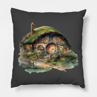 Hobbit House Pillow