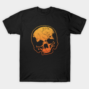 Orange Crush Skull T-Shirt