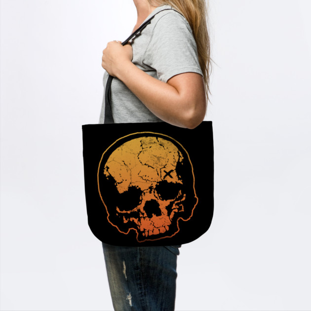 Orange Crush Skull by Tommy Devoid