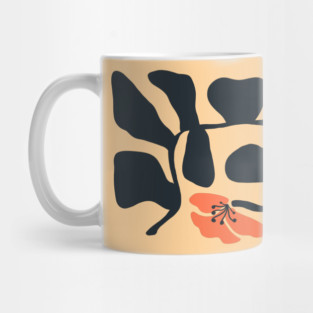 Abstract Hibiscus Flower (landscape) Mug