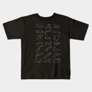 F1 Circuits Kids T-Shirt