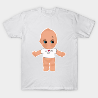 I heart my cat kewpie baby T-Shirt