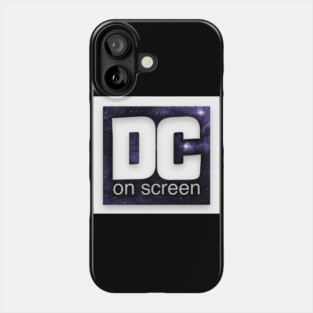 DC on SCREEN Podcast Logo (Stars) Phone Case