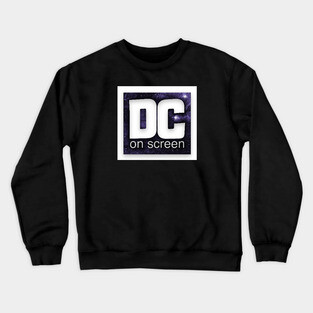 DC on SCREEN Podcast Logo (Stars) Crewneck Sweatshirt