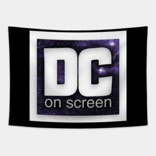 DC on SCREEN Podcast Logo (Stars) Tapestry