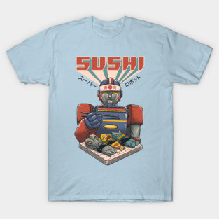 Super Sushi Robot T-Shirt