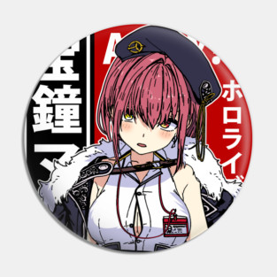 Houshou Marine short hair with beret Pin