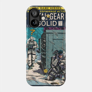 MGS Shadow Moses Island comic book fan art Phone Case