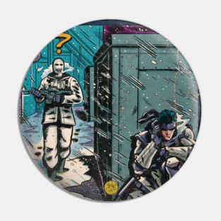 MGS Shadow Moses Island comic book fan art Pin
