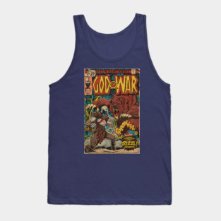 GOW Bear Scene Comic Cover fan art Tank Top