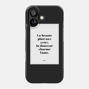 Voltaire - Quotes -Voltaire - Quotes - Dreaming is happiness Waiting is life Phone Case