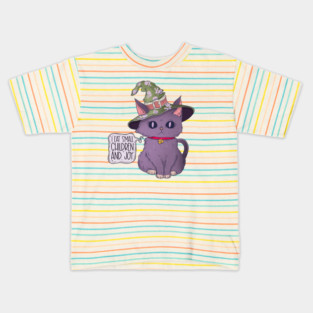 Witch cat Kids T-Shirt