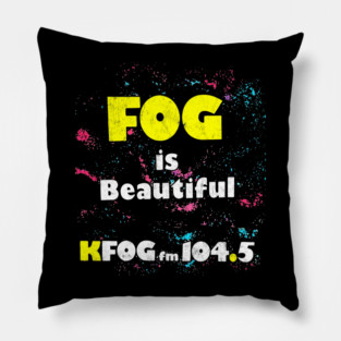 KFOG 104.5 / 80s Progressive Rock Radio Station Pillow
