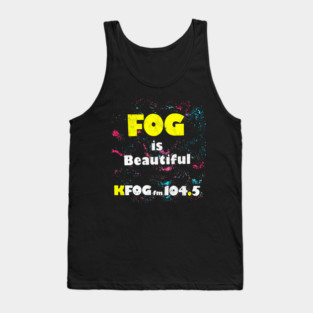 KFOG 104.5 / 80s Progressive Rock Radio Station Tank Top