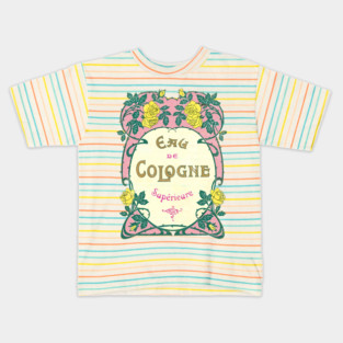Eau De Cologne / Vintage Label Kids T-Shirt