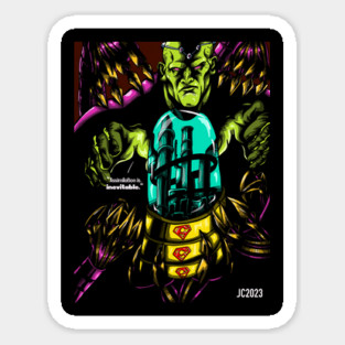 Superman “Captivity” Brainiac portrait (digital) Magnet