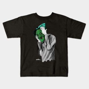 Green Witch - colour splash Kids T-Shirt
